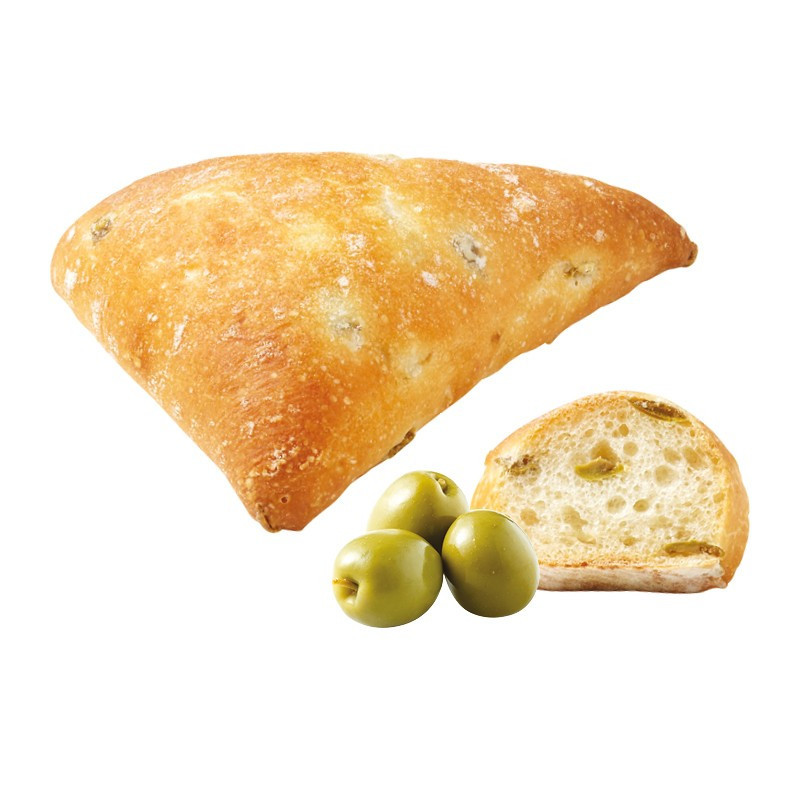 Bridor Frozen Lenotre Roll Triangular Green Olives