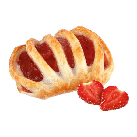 Bridor Frozen Mini Strawberry Lattice