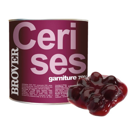 Brover Fruits Filling 70% Whole Black Cherry