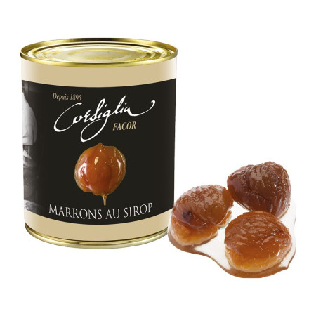 Corsiglia Whole Candied Chestnuts in Syrup