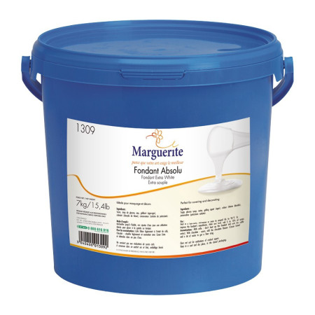 Marguerite Soft White Fondant Absolu Glazing