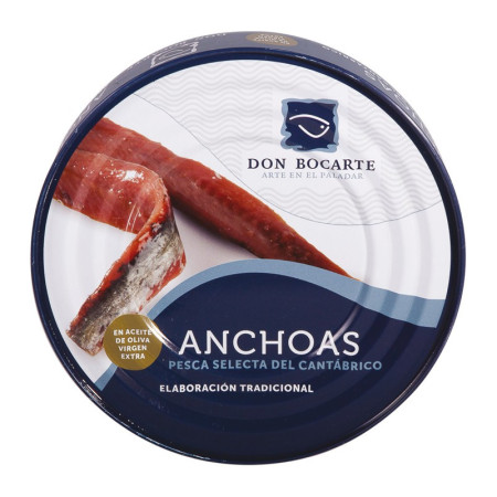 Don Bocarte Anchovies In Tin 90-92 fillets