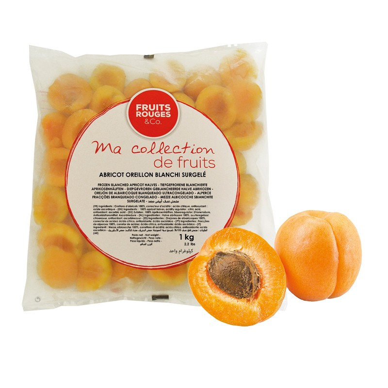 Fruits Rouges Frozen IQF Apricot Halves
