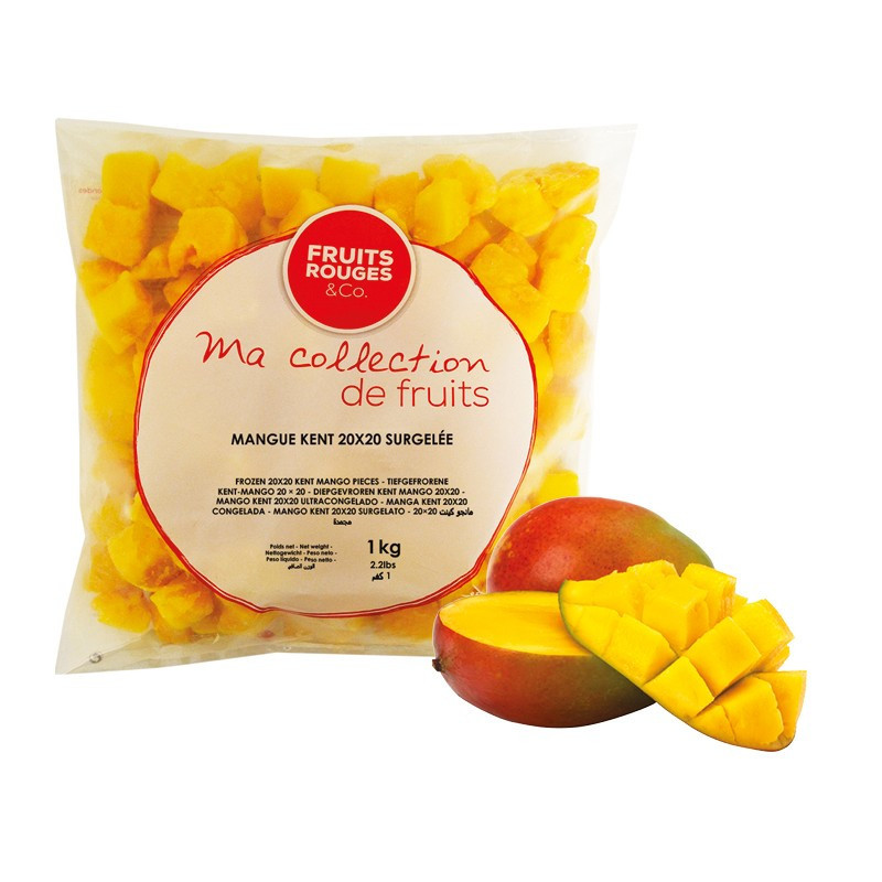 Frozen IQF Mango Cubes 1 X 1cm