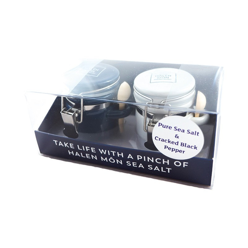 Pure Sea Salt & Cracked Black Pepper Mini Gift Set