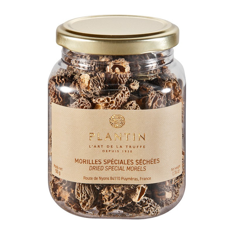 Plantin Dried Morels Special Morchella Conica Mushrooms