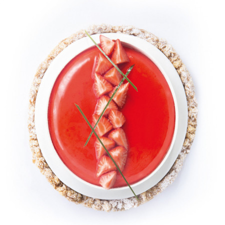 Ponthier Frozen Caramosa Mara des Bois Strawberry Puree 10% Sweetened