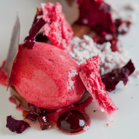 Ponthier Frozen Lychee & Raspberry Puree with Rose 10% Sweetened