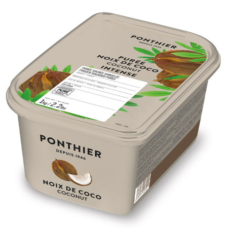Ponthier Frozen Intense Coconut Puree 10% Sweetened