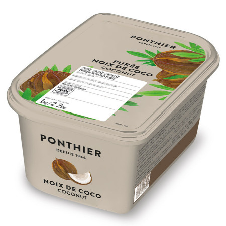 Ponthier Frozen Coconut Puree 10% Sweetened