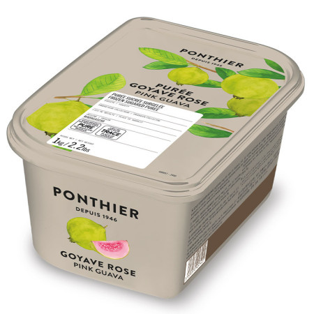 Ponthier Frozen Guava Puree 10% Sweetened