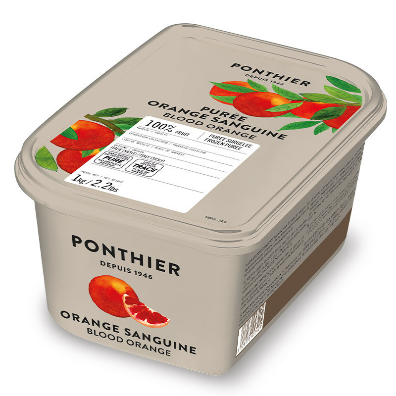 Frozen 100% Blood Orange Puree