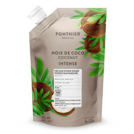 Ponthier Fresh Intense Coconut Puree 10% Sweetened