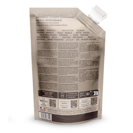 Ponthier Fresh White Peach Puree 10% Sweetened