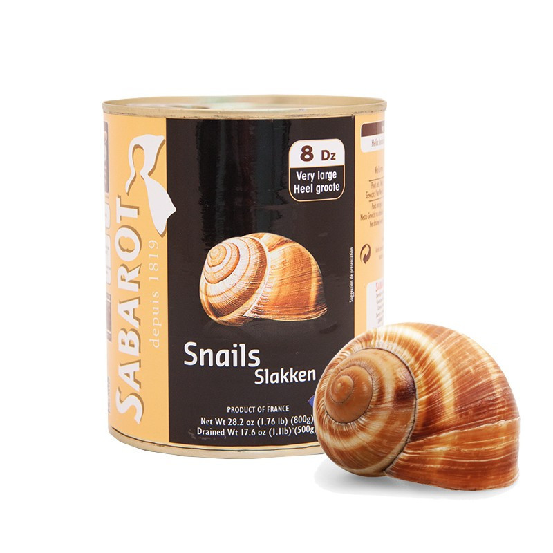 Tinned Extra Large Helix Locurom Snails
