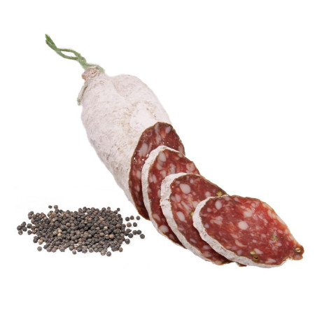 Targe Saucisson with Green Peppercorns