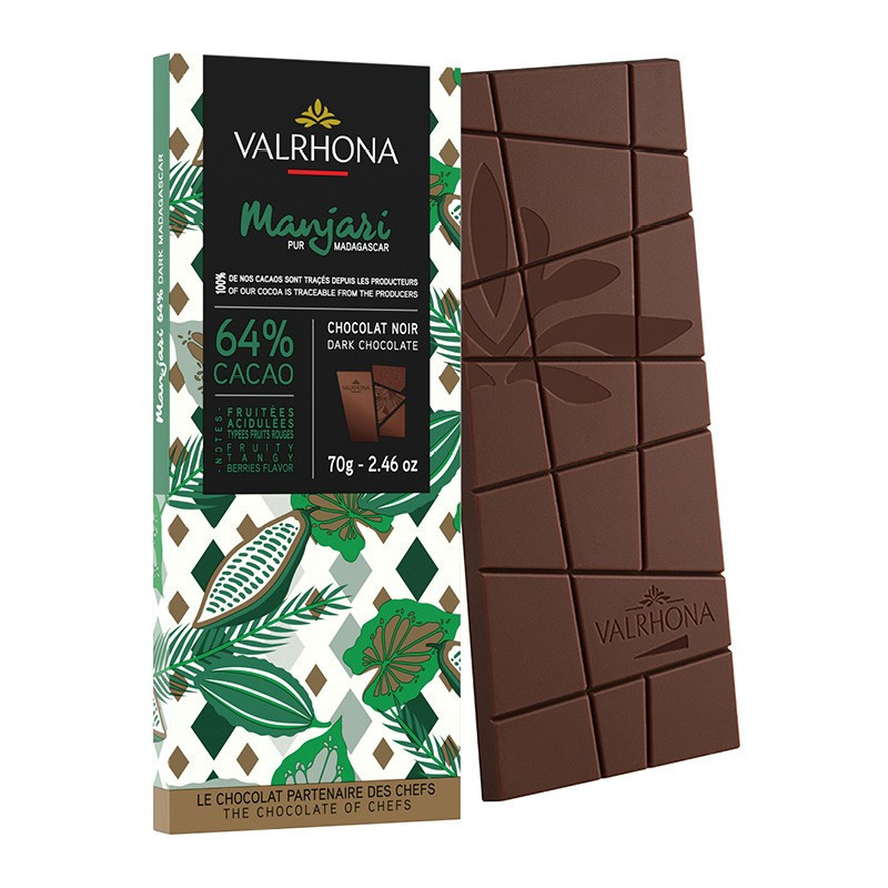 Valrhona Dark Chocolate Bars Manjari 64%
