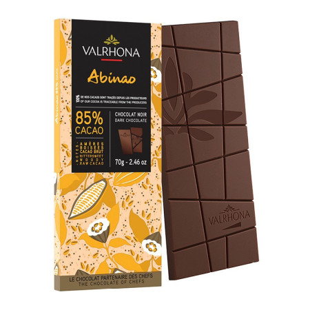 Valrhona Dark Chocolate Bars Abinao 85%