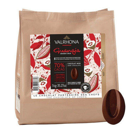 Valrhona Dark Chocolate Couverture Guanaja 70%