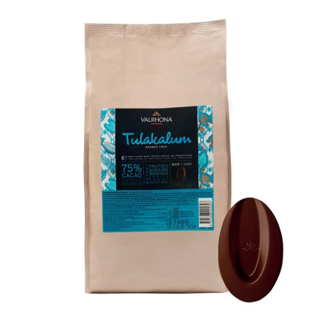 Valrhona Dark Chocolate Couverture Tulakalum 75%