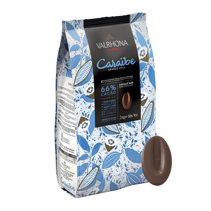Valrhona Dark Chocolate Couverture Caraibe 66%