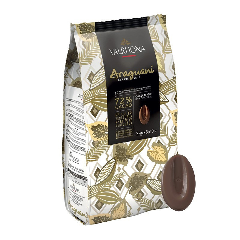 Dark Chocolate Couverture Araguani 72%