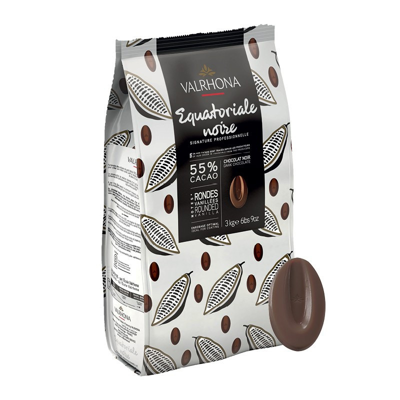 Valrhona Dark Chocolate Couverture Equatorial 55%
