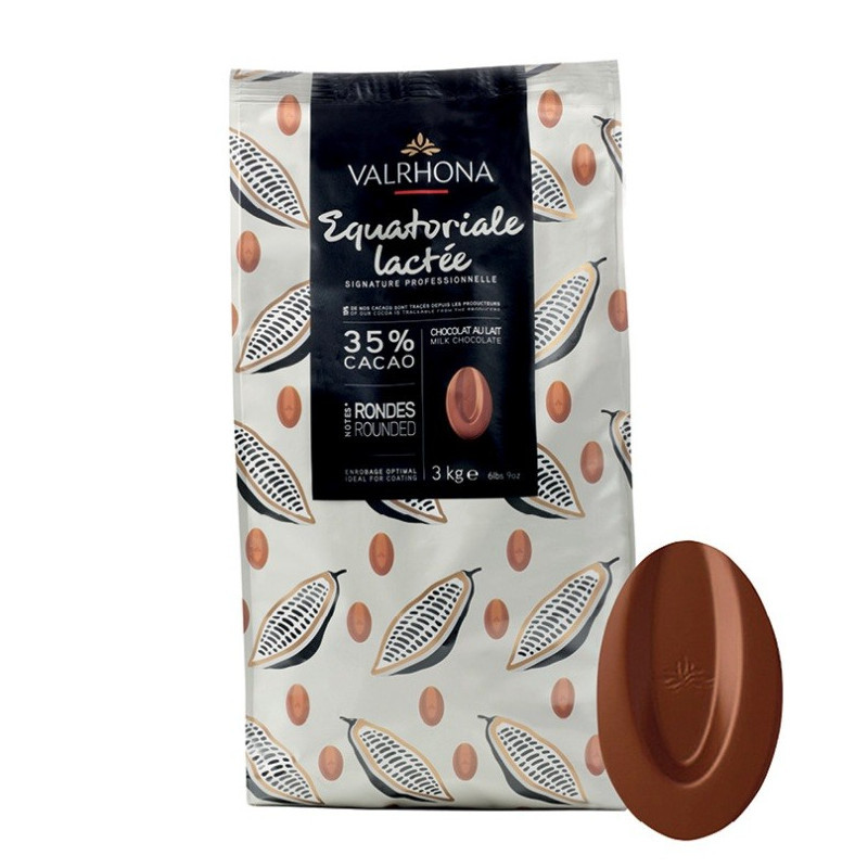Valrhona Milk Chocolate Couverture Equatorial 35%