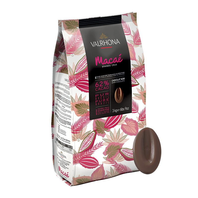 Valrhona Dark Chocolate Couverture Macae 62%