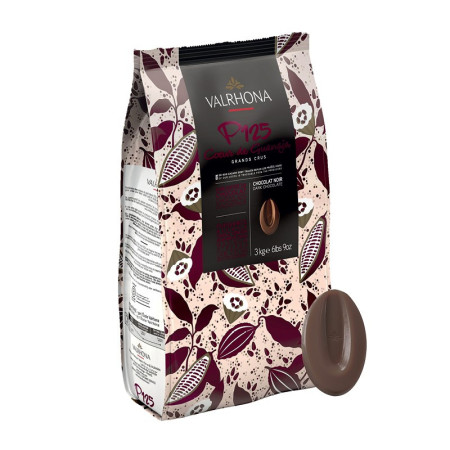 Valrhona Dark Chocolate Couverture P125 Coeur de Guanaja 80%