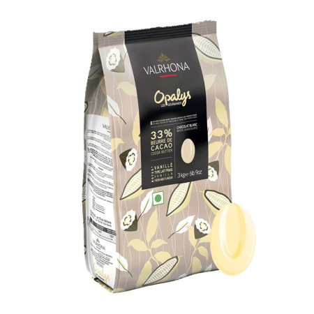 Valrhona White Chocolate Couverture Opalys 33%