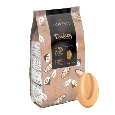 Valrhona Blond Chocolate Couverture Dulcey 35%