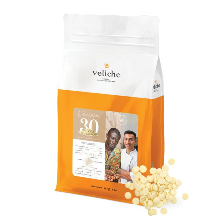Veliche Belgian White Chocolate Dots Obsession 30%