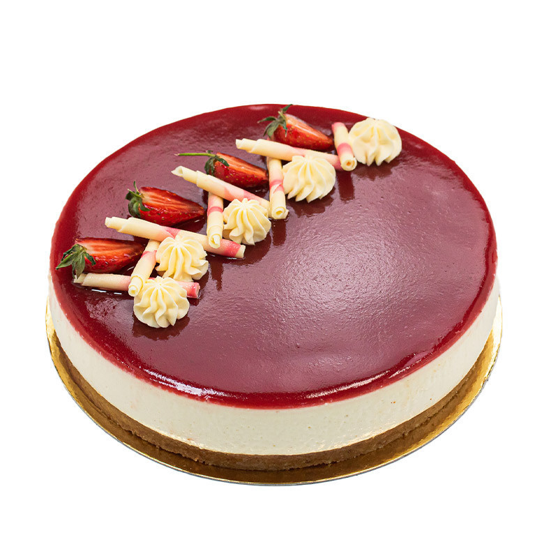 Frozen Large Strawberry Cheesecake