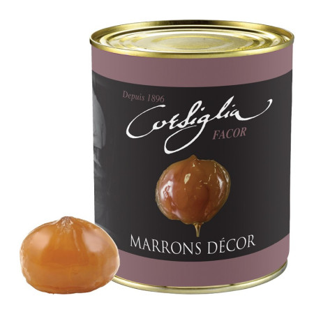 Corsiglia Small Candied Chestnuts For Decoration