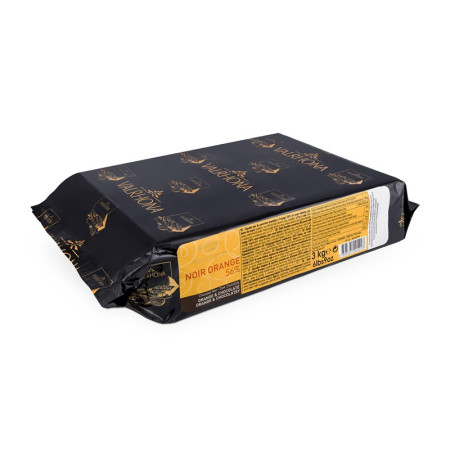 Valrhona Dark Chocolate Block Orange 56%