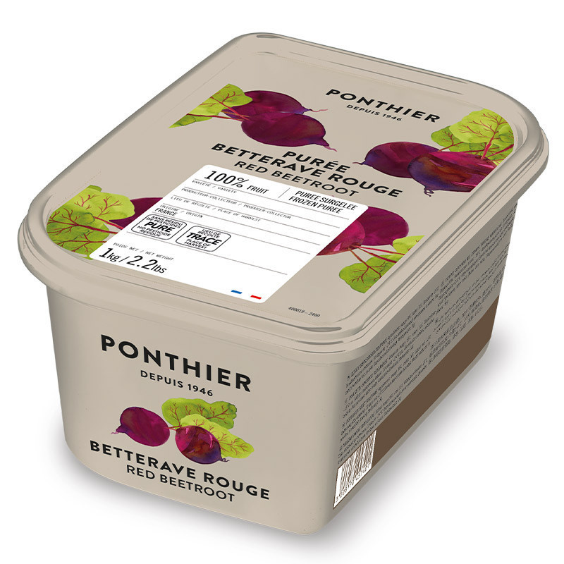 Ponthier Frozen 100% Beetroot Puree