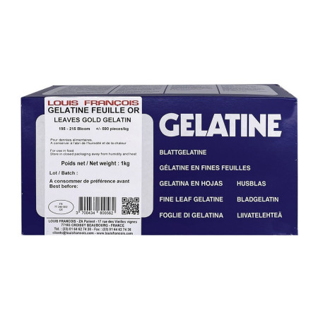 Louis Francois Gelatine Leaves Gold