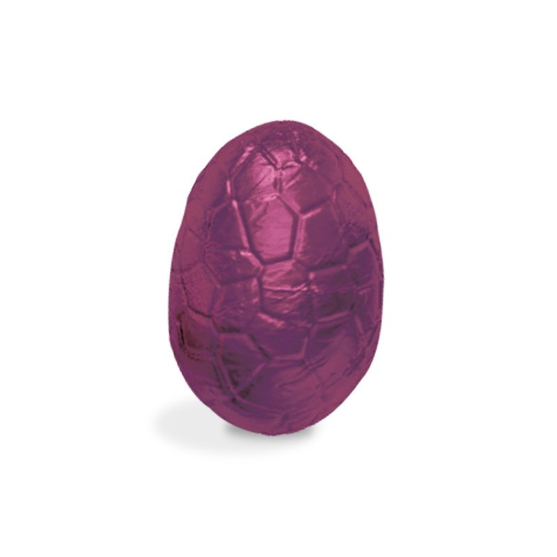 Wrapped Raspberry Gianduja Ganache Easter Eggs