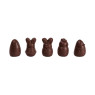 Dark Chocolate Salted Caramel Filled Easter Animals