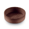 Large Chocolate Round Filigrano Butter Tart Shells 7cm