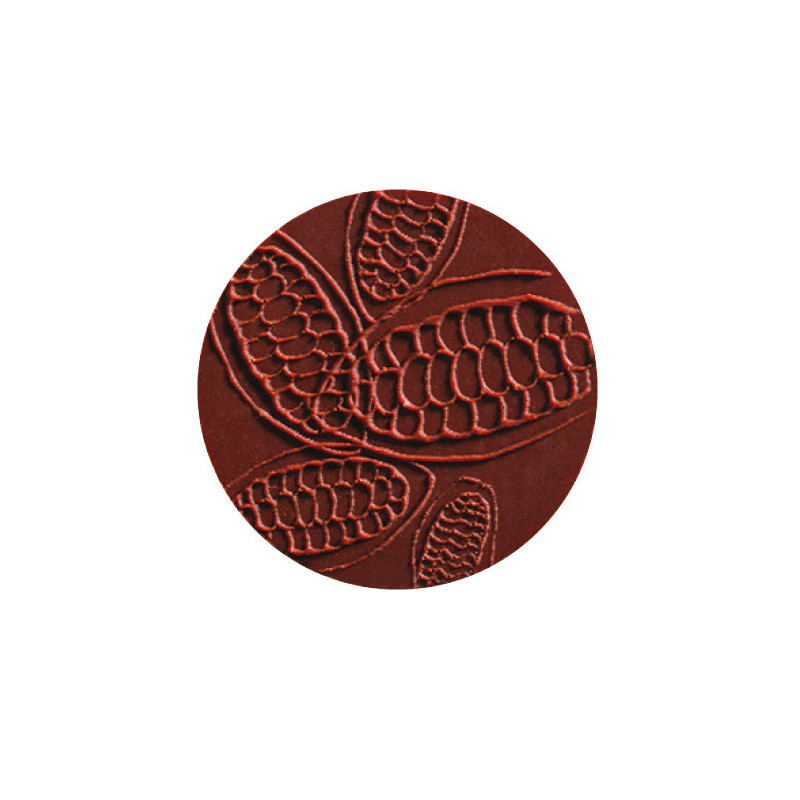"PCB Creation Dark Chocolate Embossed ""Cabosse""Rounds "