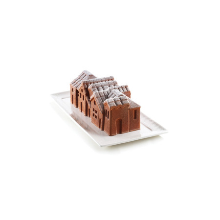 Silikomart Winter Village Mould