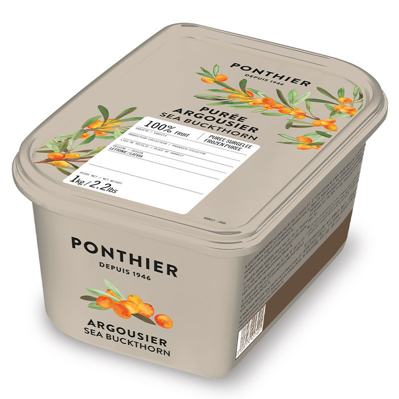 Frozen 100% Sea Buckthorn Puree