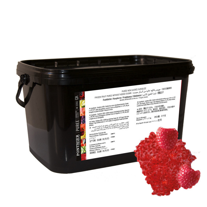 Ponthier Frozen 100% Williamette Mecker Raspberry Puree