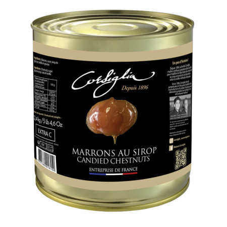 Corsiglia Whole Extra Chestnuts In Syrup