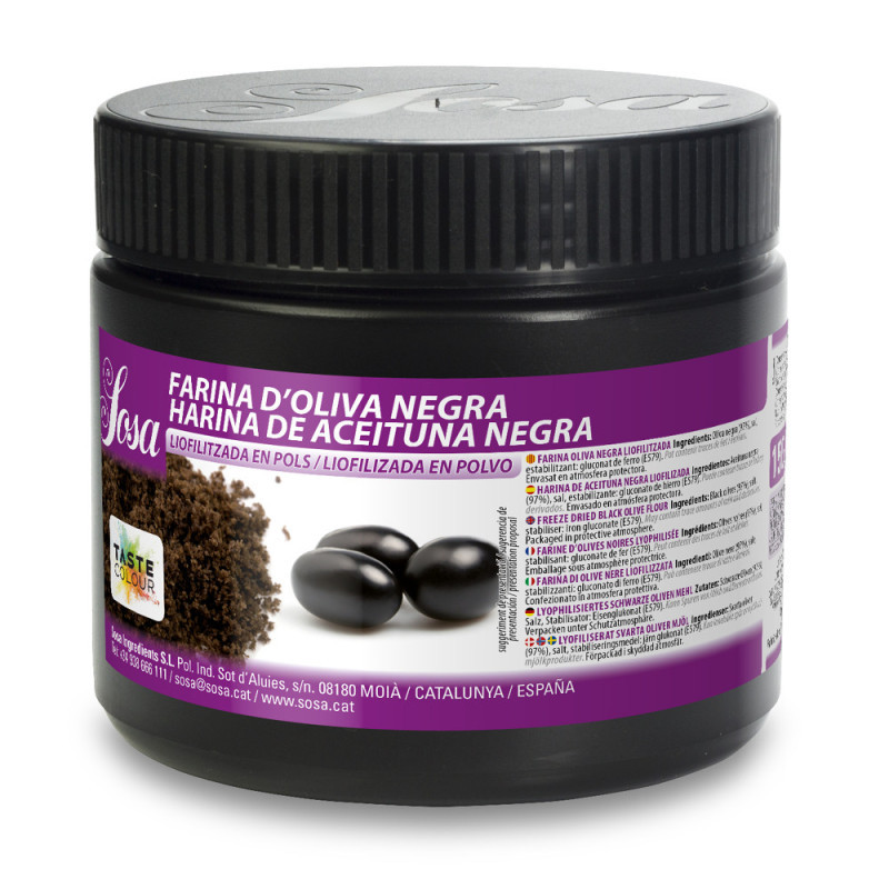 Sosa Freeze Dried Black Olive Flour