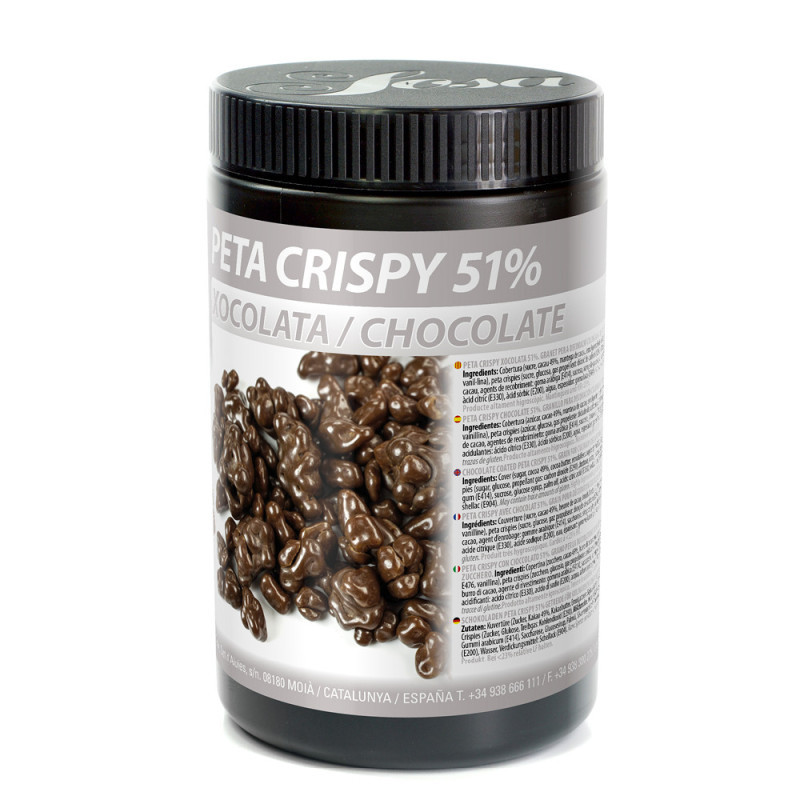 Sosa Black Chocolate 51% Peta Crispy