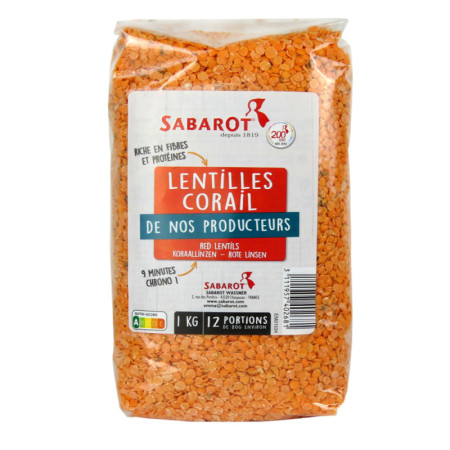 Sabarot Red Split Lentils