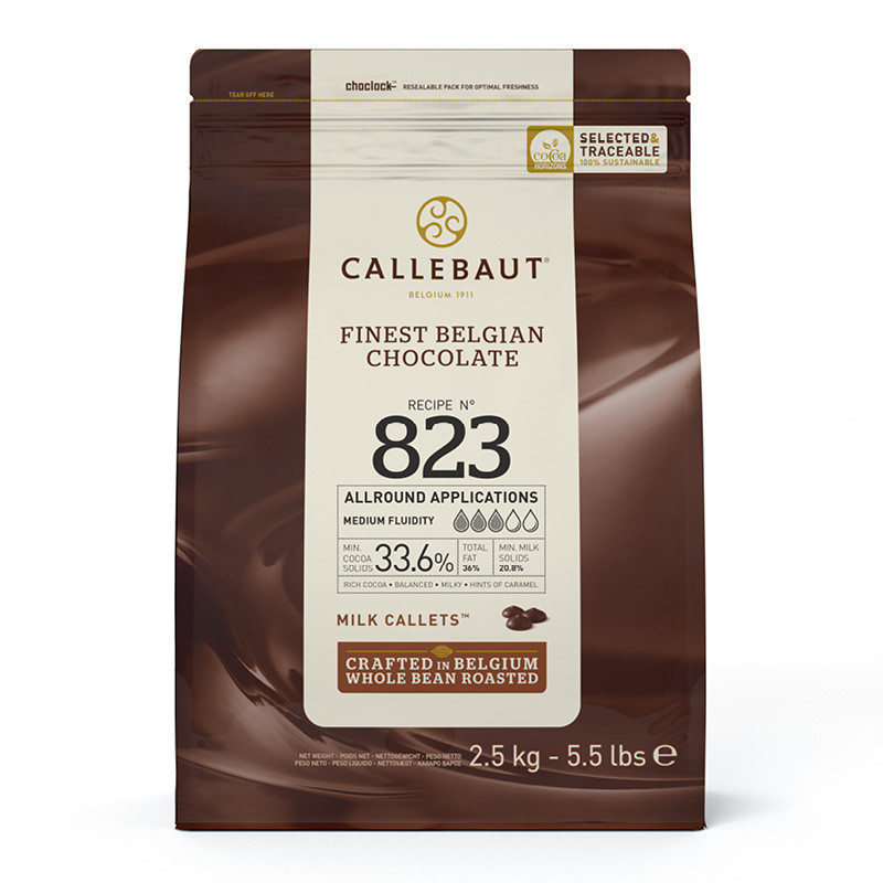Callebaut Milk Chocolate 35.1% '823'